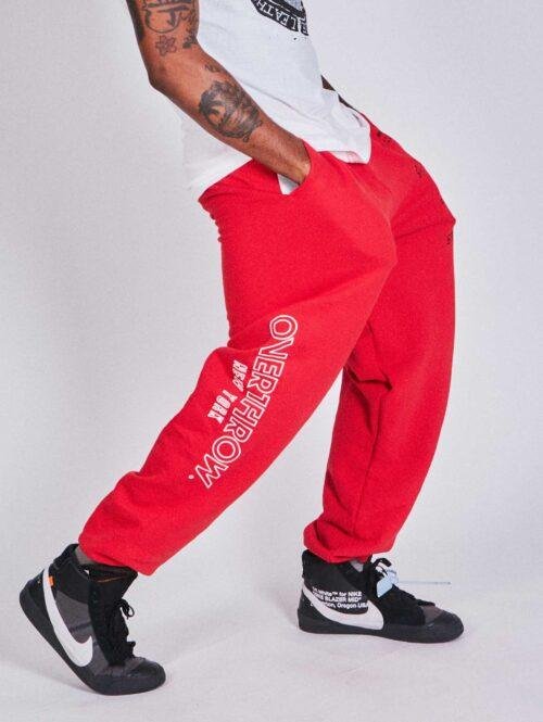 champion red sweatpants