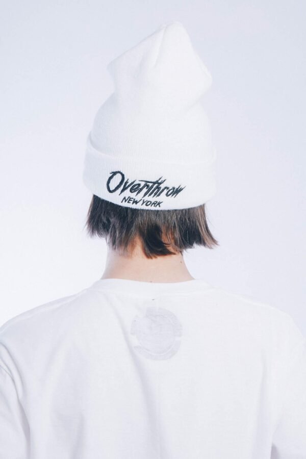 DESTROY WHITE BEANIE